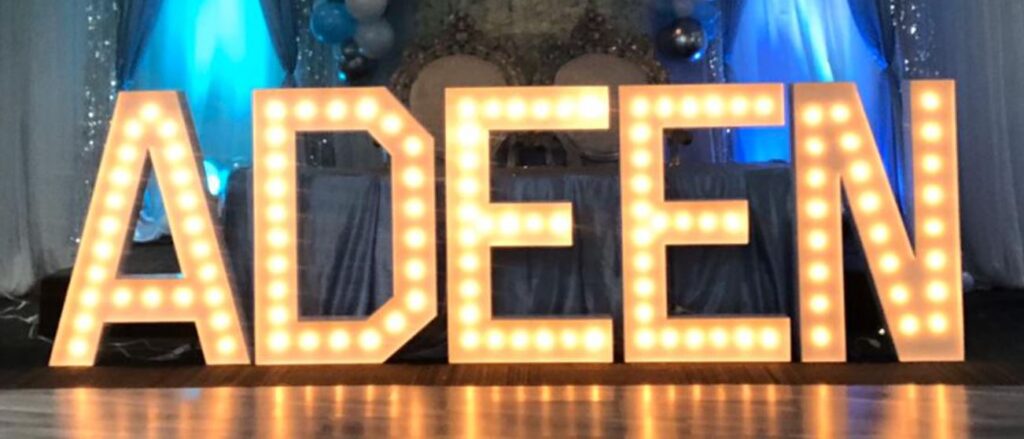 ADEEN-Toronto Affordable Marquee Letters Rental