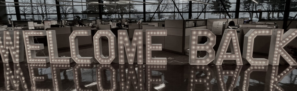 WELCOME BACK-Toronto Affordable Marquee Letters Rental