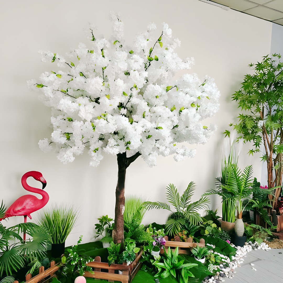 White Cherry Tree Decor Rental
