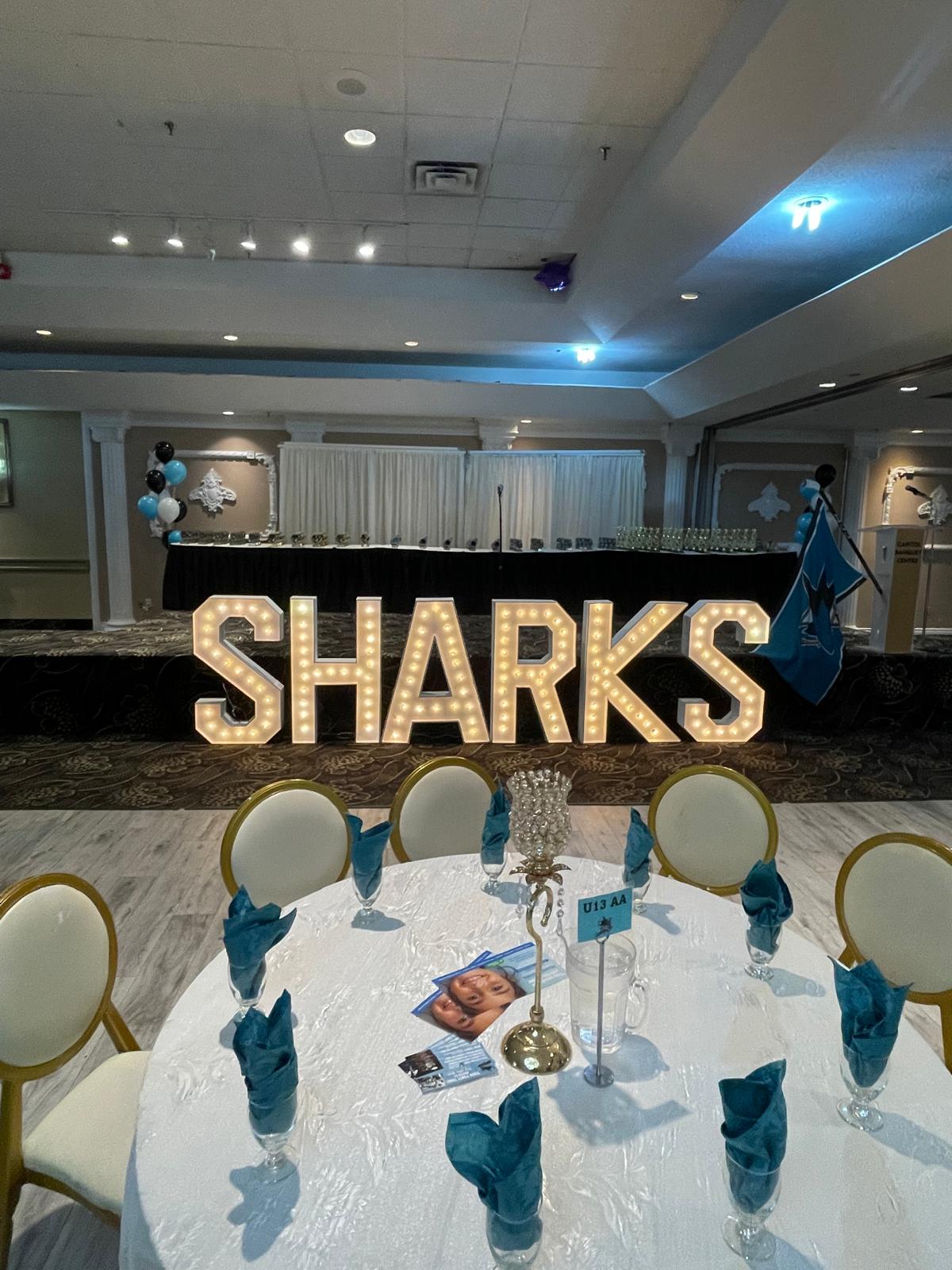 Rent Niagara Falls marquee letters and white drapes for celebrations